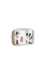 Necessaire Com Visor | Xadrez Colorido Verde