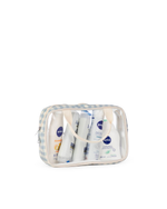 Necessaire Com Visor | Xadrez Azul Claro
