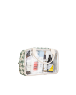 Necessaire Com Visor | Losango Verde Escuro E Verde Menta