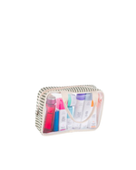 Necessaire Com Visor | Listrado Verde Escuro