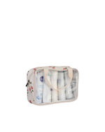 Necessaire Com Visor | Floral Rosas Vermelhas