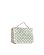 Necessaire Cabide | Quadradinhos Verde Menta