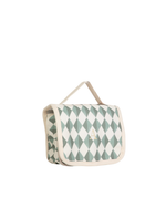 Necessaire Cabide | Losango Verde Escuro E Verde Menta