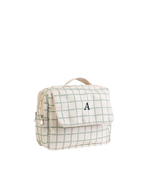 Necessaire 2 Zíperes | Vichy Verde Menta