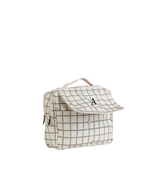 Necessaire 2 Zíperes | Vichy Verde Escuro
