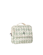 Necessaire 2 Zíperes | Losango Verde Menta