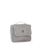 Necessaire 2 Zíperes | Listrado Verde Escuro