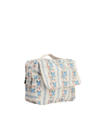 Necessaire 2 Zíperes | Listrado Floral