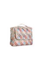 Necessaire 2 Zíperes | Floral Losanguinhos