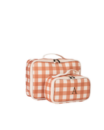 Kit Necessaire Maletinha | Xadrez Terracota