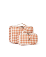 Kit Necessaire Maletinha | Xadrez Terracota