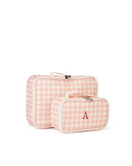 Kit Necessaire Maletinha | Xadrez Rose
