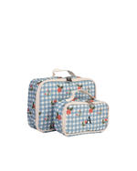 Kit Necessaire Maletinha | Xadrez Floral