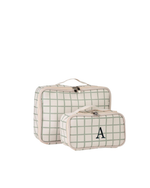 Kit Necessaire Maletinha | Vichy Verde Menta