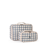 Kit Necessaire Maletinha | Vichy Azul Marinho