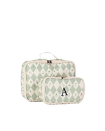 Kit Necessaire Maletinha | Losango Verde Menta