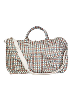 Mala Com Bolsos | Xadrez Colorido Verde