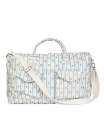 Mala Com Bolsos | Florzinhas Listrado