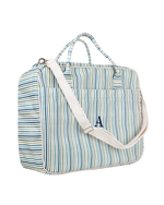 Mala Baby | Listrado 3 Cores Azul E Verde