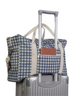 Bolsa Trip | Xadrez Azul Marinho