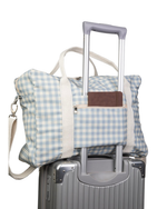 Bolsa Trip | Xadrez Azul Claro
