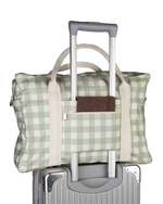 Bolsa Trip | Xadrez Verde Menta
