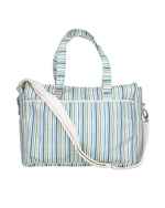 Bolsa Bolsos | Listrado 3 Cores Azul E Verde