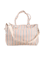 Bolsa Bolsos | Listrado Azul Claro e Vermelho