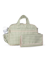 Bolsa Baby | Xadrez Verde Menta