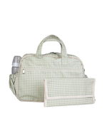 Bolsa Baby | Xadrez Verde Menta