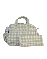 Bolsa Baby | Xadrez Verde Menta