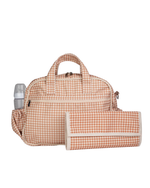 Bolsa Baby | Xadrez Terracota