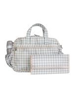 Bolsa Baby | Xadrez Azul Claro