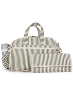 Bolsa Baby | Listrado Verde Escuro