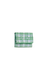Porta Carregador | Xadrez 2 Cores Azul Claro E Verde Escuro
