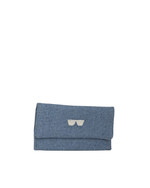 Porta Óculos Envelope | Cinza Blue