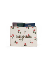 Porta Passaporte | Floral Rosas Vermelhas