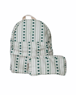 Mochila Kids + Estojo | Geométrico Verde Menta