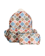 Mochila Kids + Estojo | Formas Geometricas Coloridas