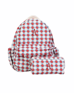 Mochila Kids + Estojo | Florzinhas Bicolor