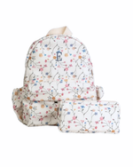 Mochila Kids + Estojo | Floral Delicado