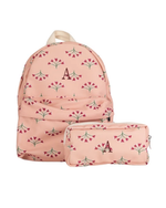 Mochila Kids + Estojo | Buquê Rose
