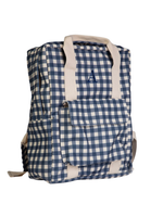 Mochila Adulto | Xadrez Azul Marinho