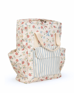 Mochila Adulto | Florzinhas Botânicas + Listrado Azul Claro