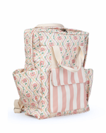 Mochila Adulto | Floral Losango Botânico + Listrado Rose