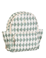 Mochila Dupla | Losango Verde Escuro E Verde Menta