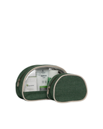 Kit Necessaire Meia Lua | Verde Escuro