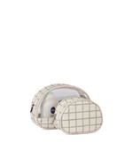 Kit Necessaire Meia Lua | Vichy Verde Menta