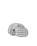 Kit Necessaire Meia Lua | Vichy Azul Marinho