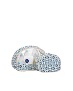 Kit Necessaire Meia Lua | Floral Bolinhas